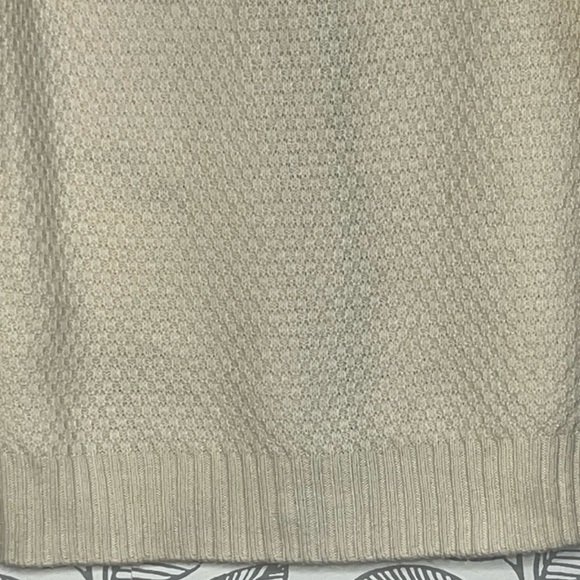 Future Collective Varsity Cardigan Sweater XS Kahlana Barfield Brown Ivory Green - Picture 9 of 12